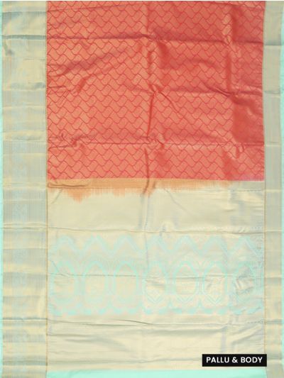 Gracecharm Gift Art Silk Curved Grid Lines Across Contrast Gold Zari Border Saree