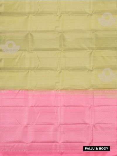 Gracecharm Elegant Pure Soft Silk Striped Design Borderless Saree