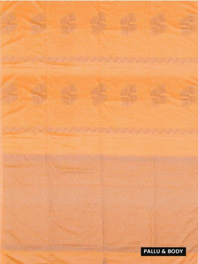 Kanmanie Soft Silk Classic Butta Design Borderless Saree