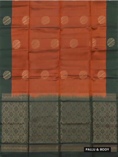 Gracecharm Elegant Pure Soft Silk Butta Design Contrast Border Saree