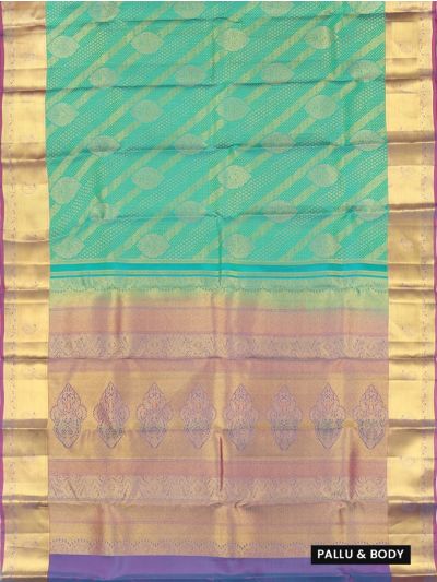 Gracecharm Elegant Traditional Motif with Zari Border Silk Saree