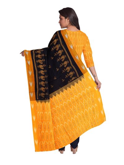 Graceful Essence Timeless Classic Pochampally Cotton Dress Material