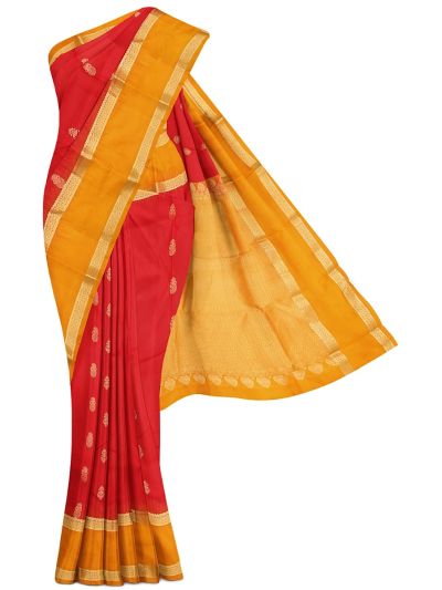 Gracecharm Elegant Butta Design with Border Saree