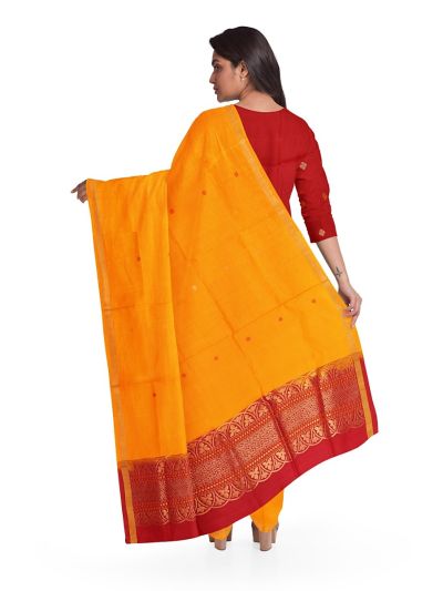 Graceful Essence Timeless Classic Premium Pure Silk Ethnic Dress Material