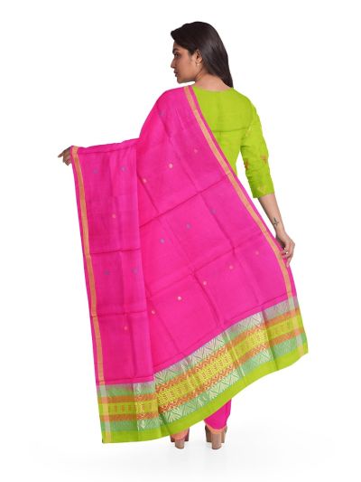 Graceful Essence Timeless Classic Premium Pure Silk Ethnic Dress Material