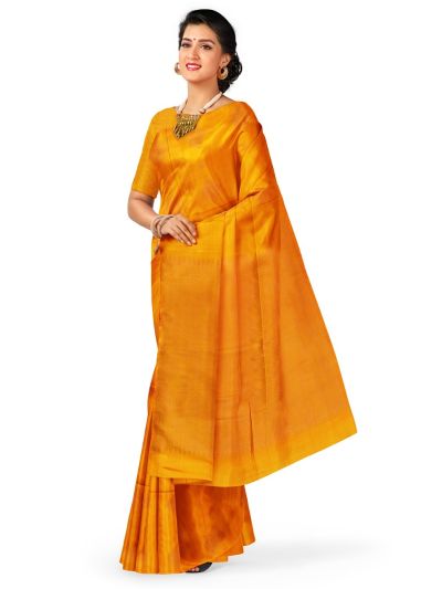 Kanmanie Softy Silk Diamond Butta with Geometric Pallu Saree