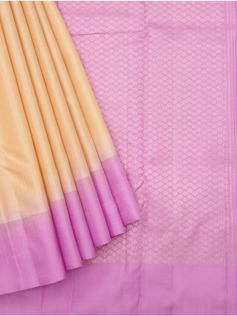 Gracecharm Elegant Striped Design with Contrast Border Saree