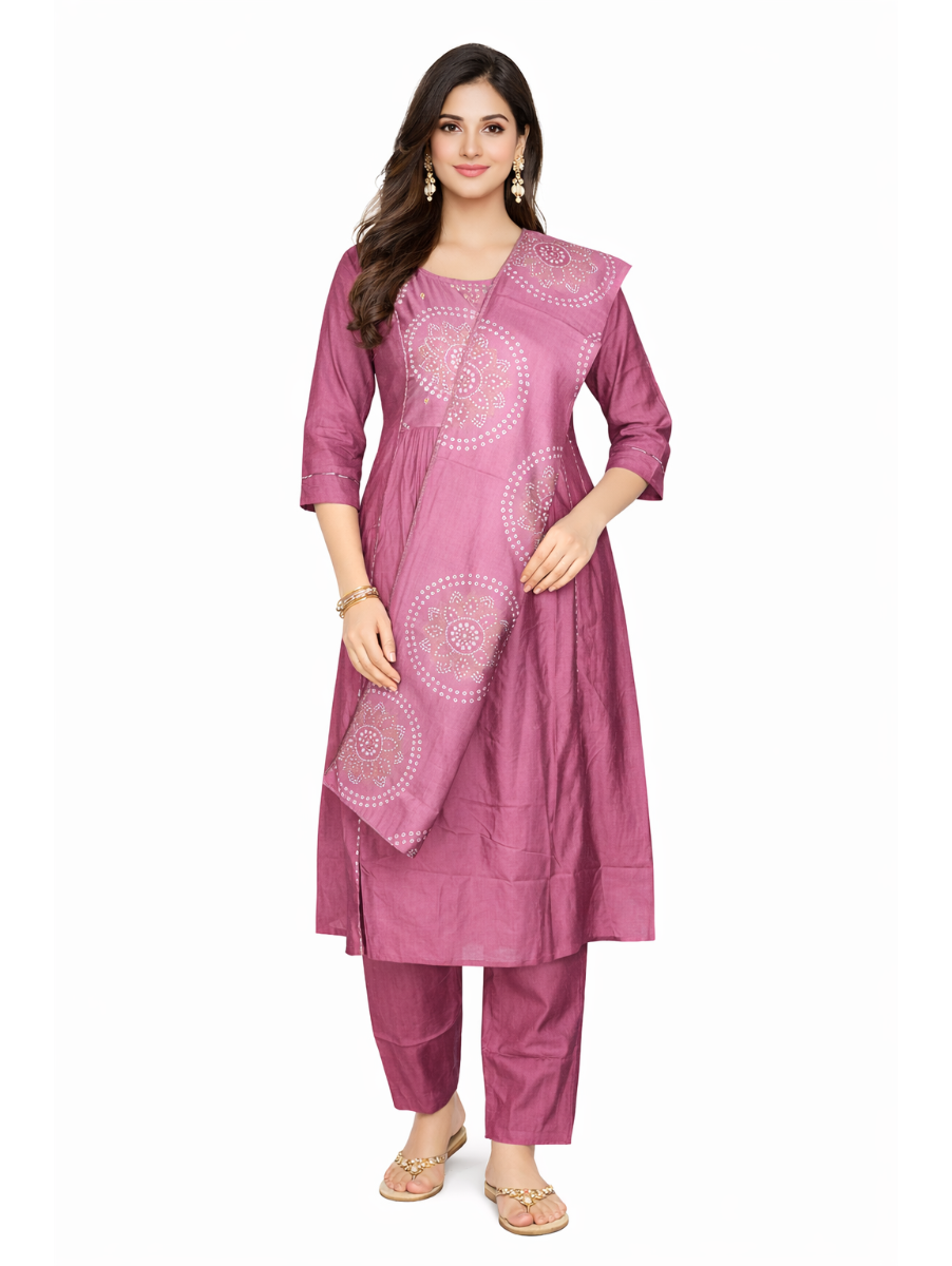 Graceful Muse Readymade Embroidered Salwar Kameez