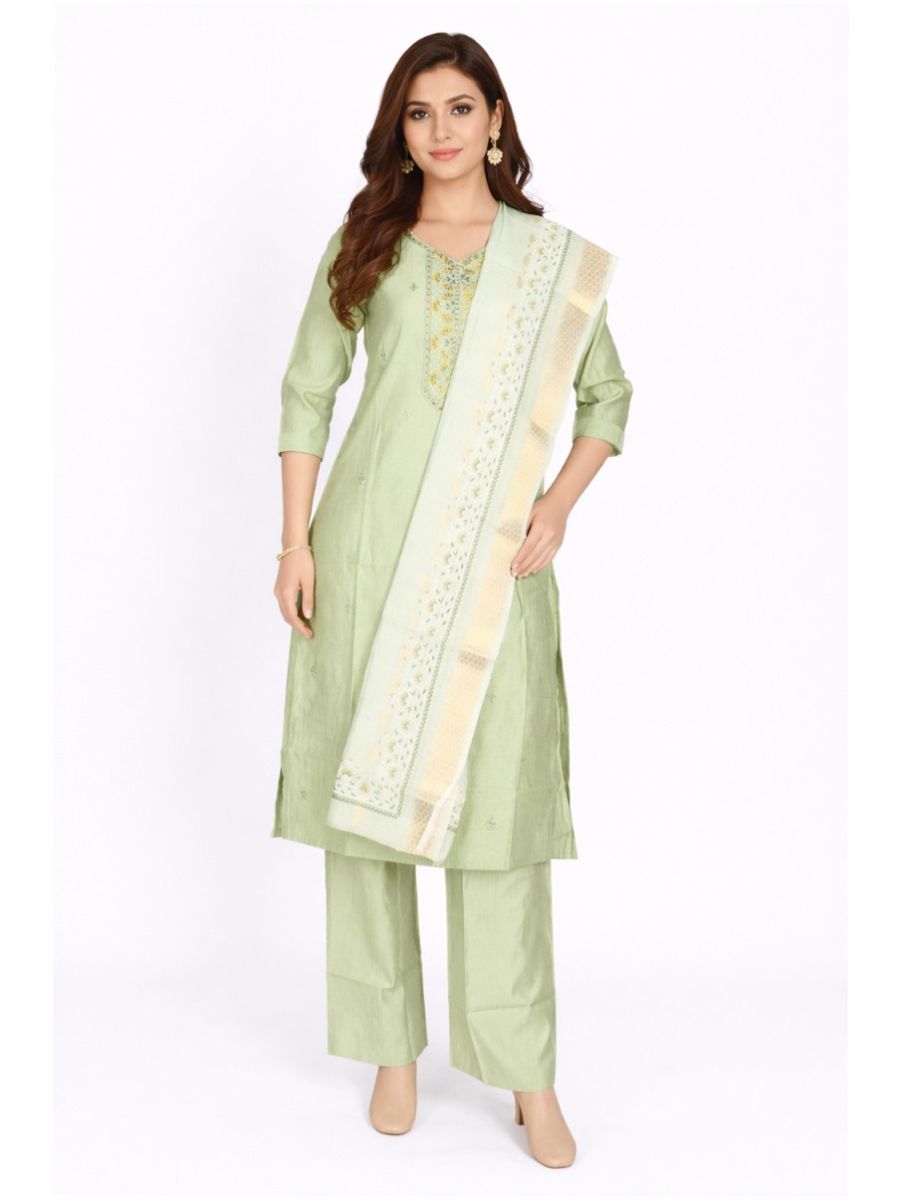 Graceful Muse Readymade Embroidered Salwar Kameez