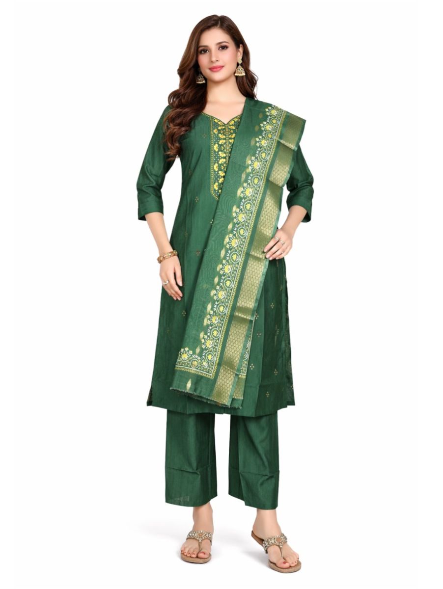 Graceful Muse Readymade Embroidered Salwar Kameez