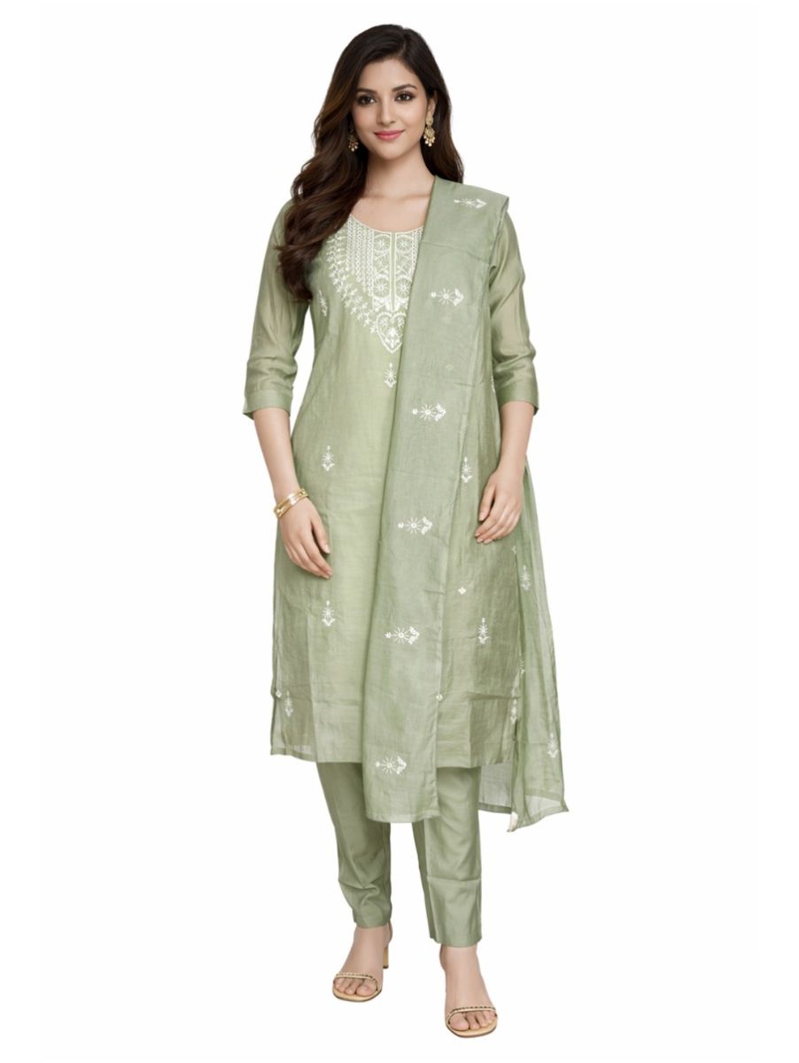 Graceful Muse Readymade Embroidered Salwar Kameez