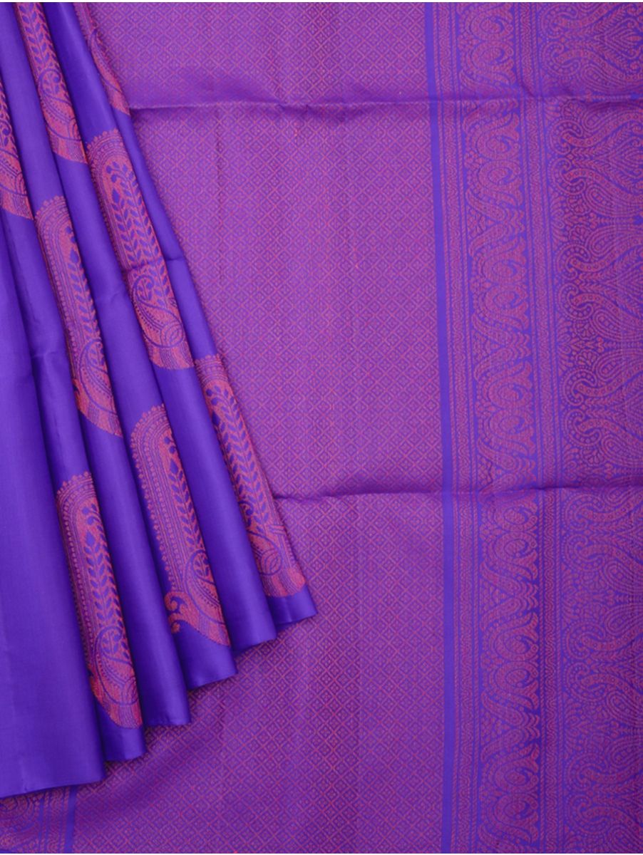 Gracecharm Elegant Pure Soft Silk Traditional Butta Design Borderless Saree