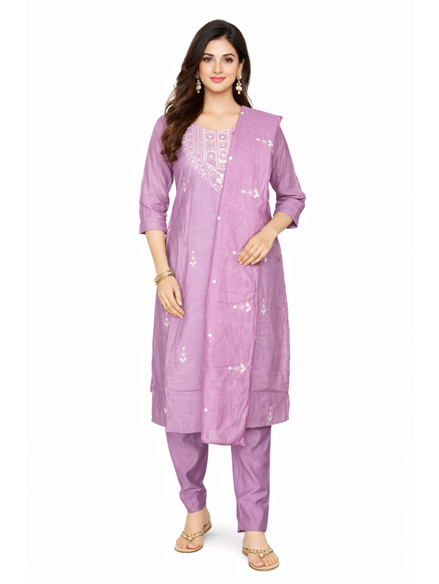 Graceful Muse Readymade Embroidered Salwar Kameez