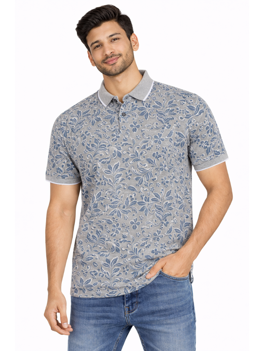 Classic Polo Men’s Premium Cotton Collar Half Sleeve Casual T-Shirt