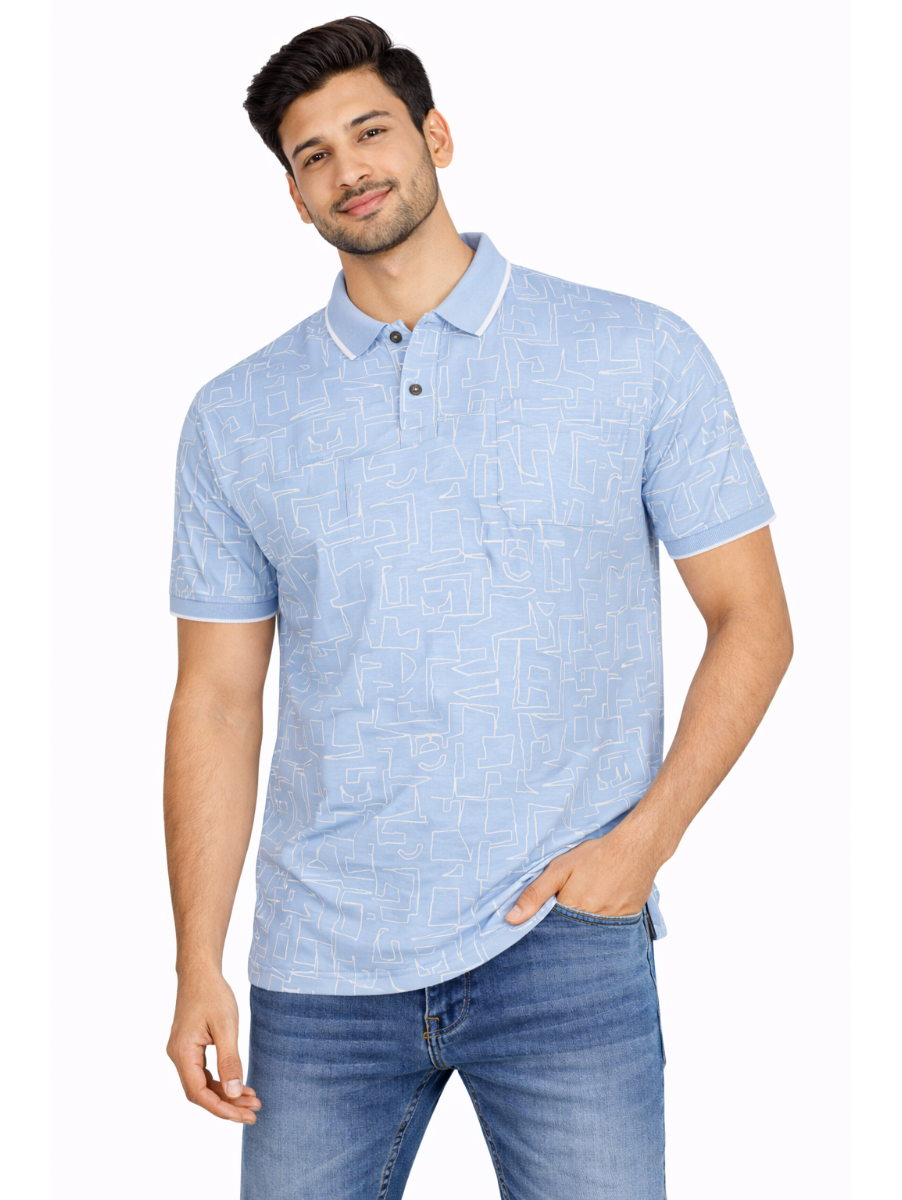 Classic Polo Men’s Premium Cotton Collar Half Sleeve Casual T-Shirt
