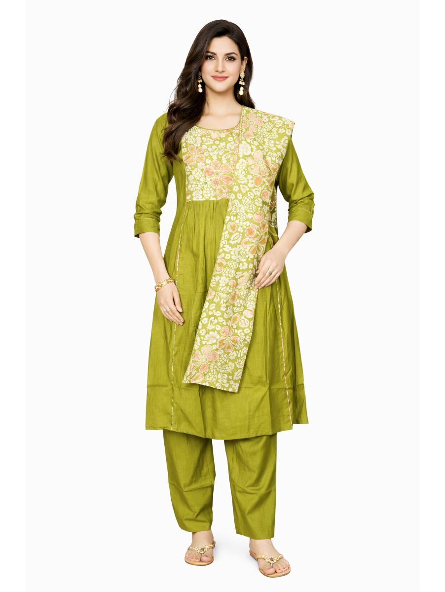 Graceful Muse Readymade Embroidered Salwar Kameez