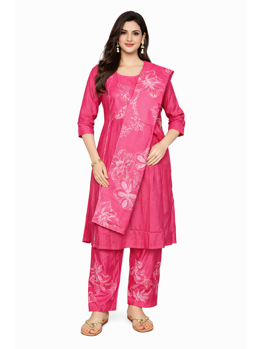 Graceful Muse Readymade Embroidered Salwar Kameez