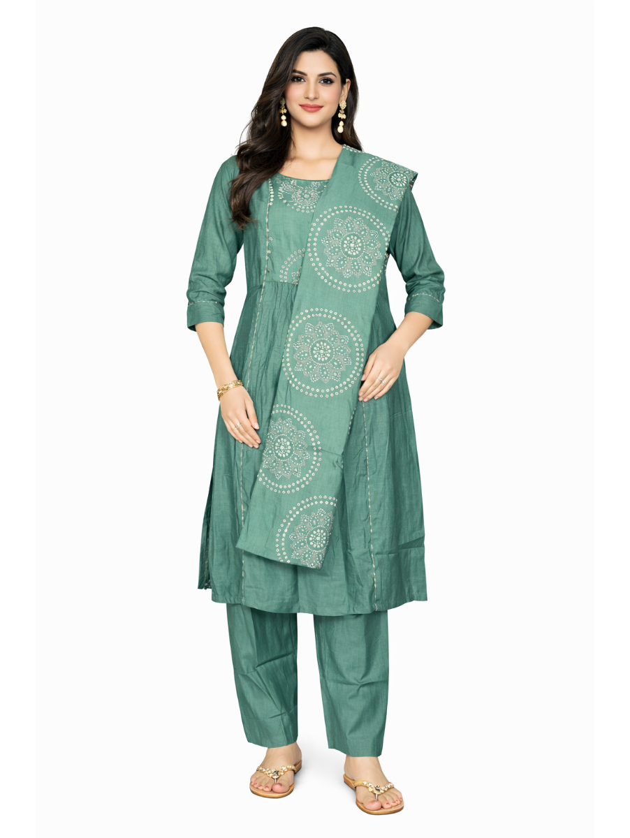 Graceful Muse Readymade Embroidered Salwar Kameez