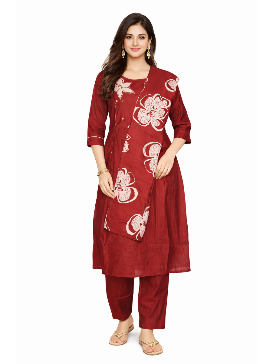 Graceful Muse Readymade Embroidered Salwar Kameez