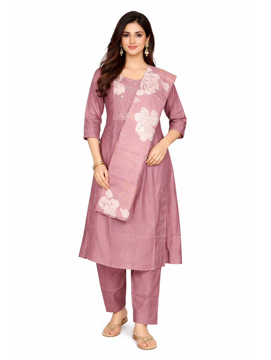 Graceful Muse Readymade Embroidered Salwar Kameez