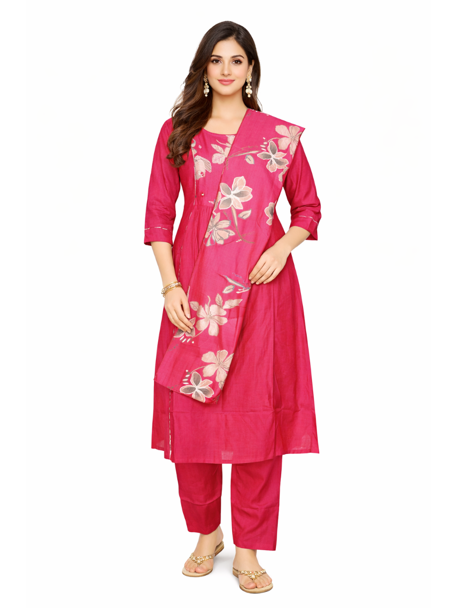 Graceful Muse Readymade Embroidered Salwar Kameez