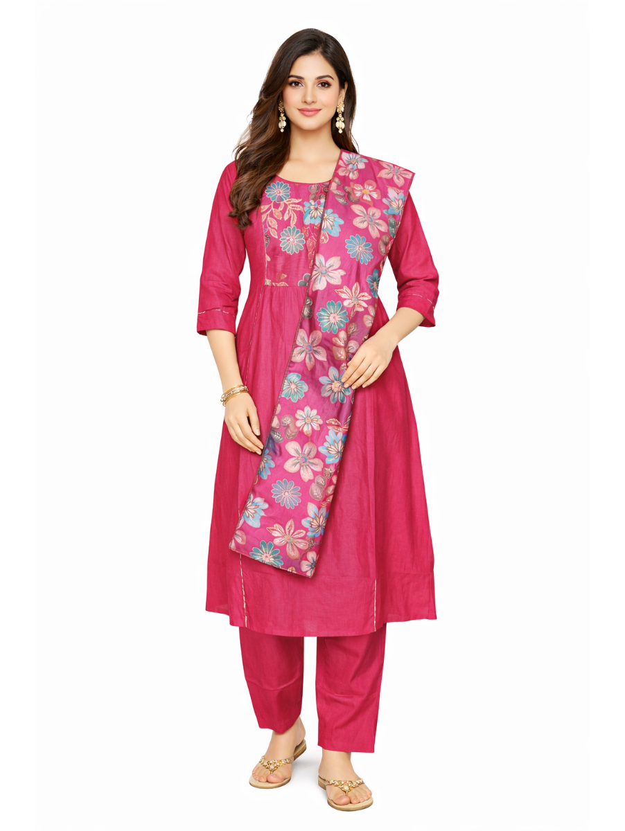 Graceful Muse Readymade Embroidered Salwar Kameez