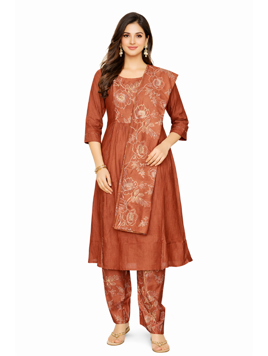 Graceful Muse Readymade Embroidered Salwar Kameez