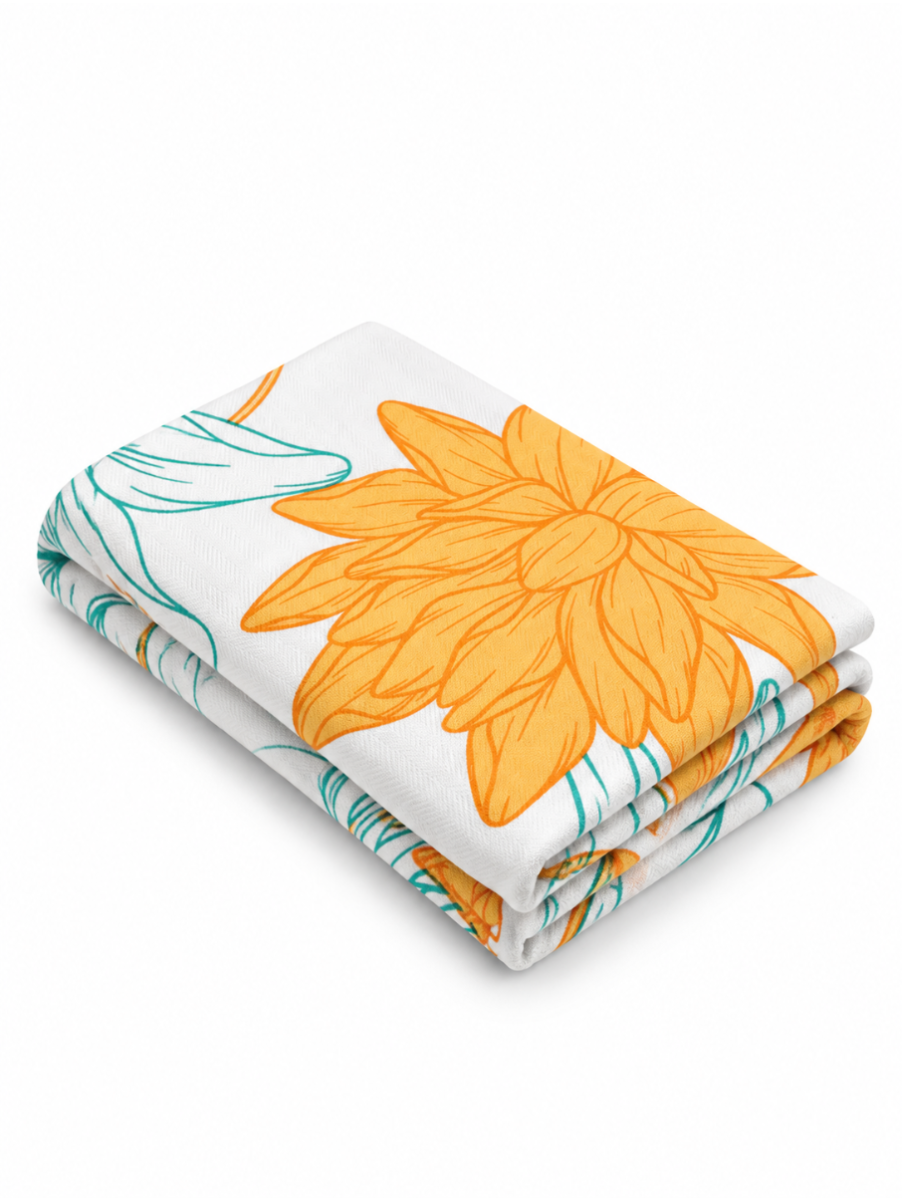 Doctor Towels Sunlit Bloom Bamboo Bath Towel