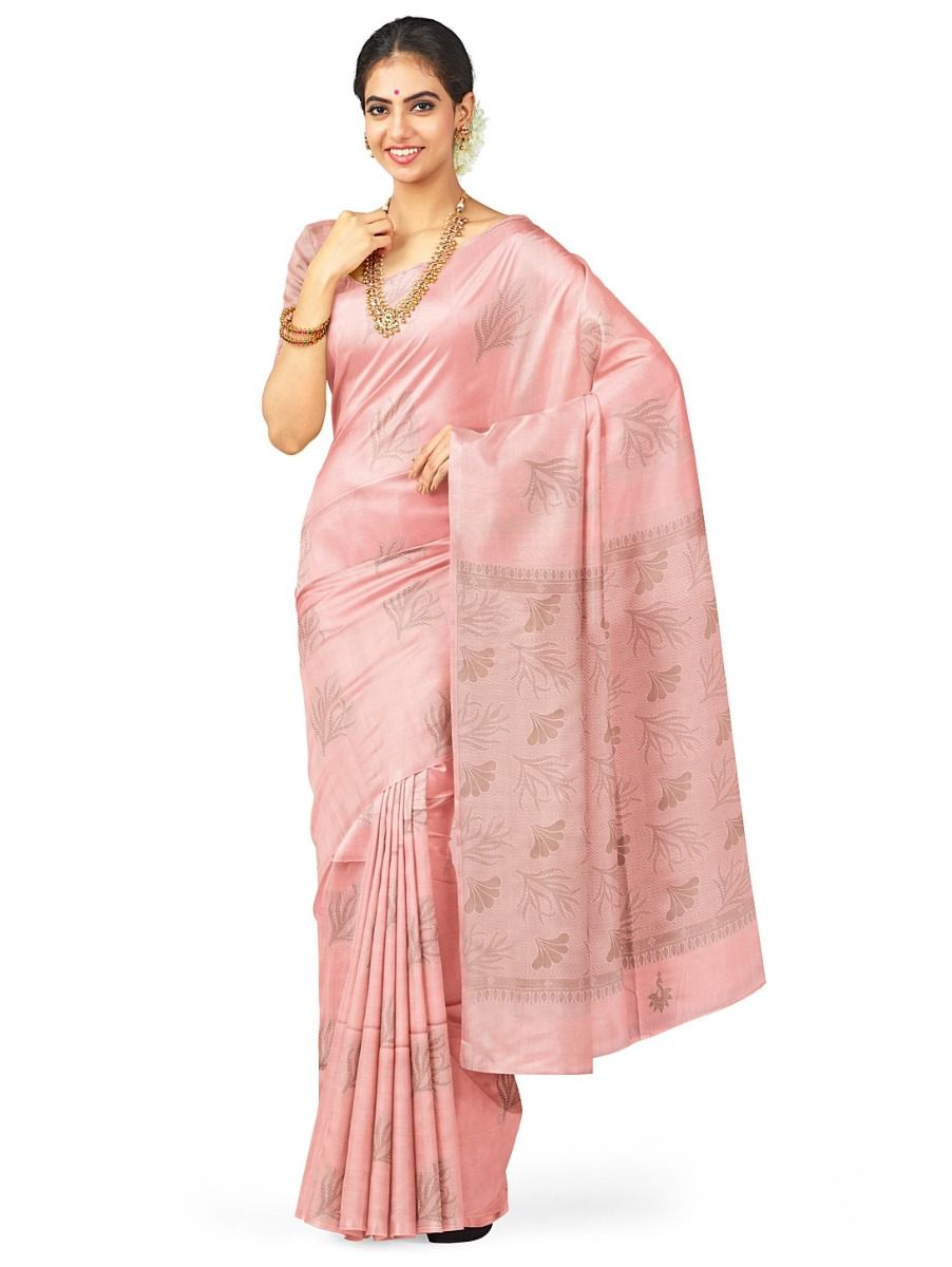 Kanmanie Softy Silk Butta Design Borderless Saree